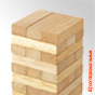 木製ブロックゲーム ノベルティ
