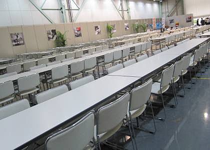 スタッキングチェア 積み重ね時