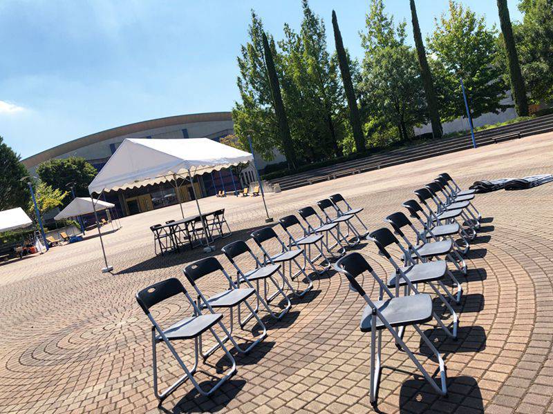 簡単ステージ(H500) 使用風景