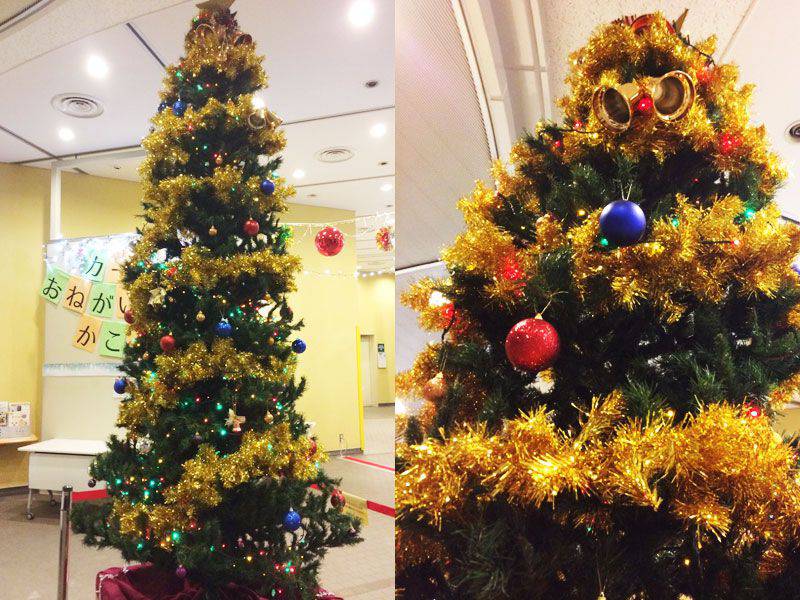 大型クリスマスツリー 設営風景