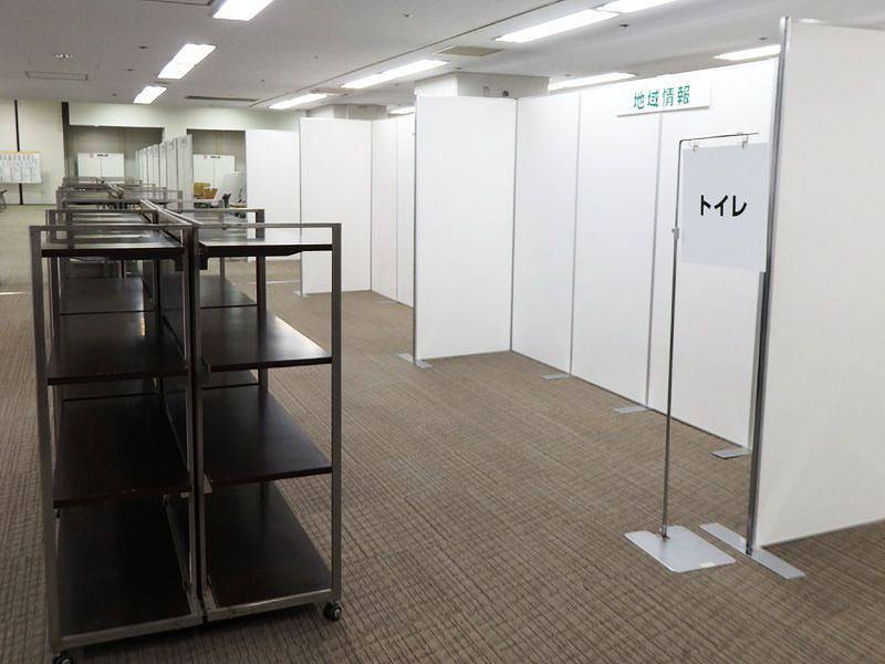 オープンラック準備写真