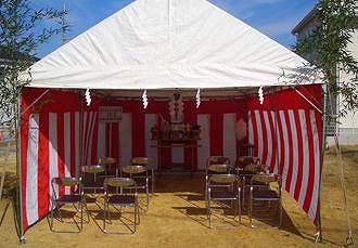 格安テント 使用写真2