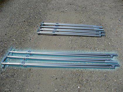 テントの組み方2 梁の写真