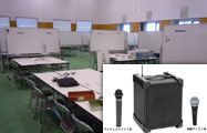 社内研修で使用 ワイヤレスアンプセット