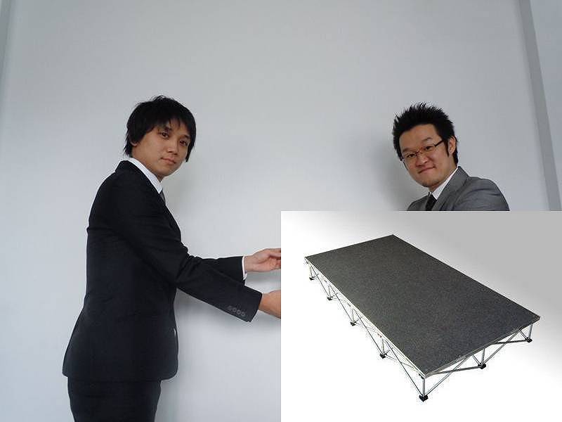 表彰式で簡単ステージをご利用いただきました