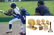 野球団のイベント試合で抽選器を使用
