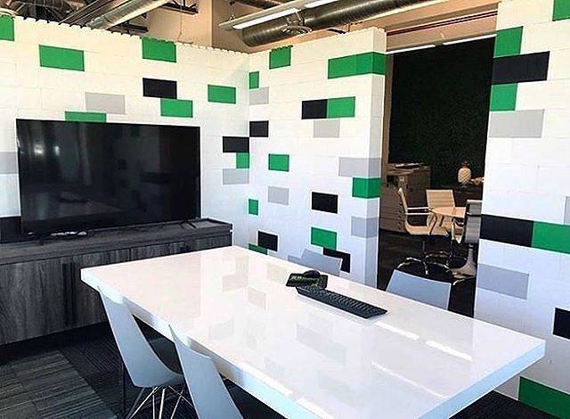 マイ・ブロックを間仕切りに使用