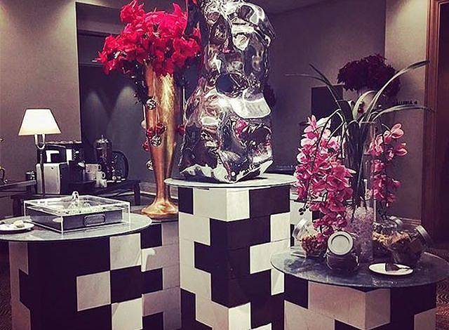 マイ・ブロックを展示台に使用