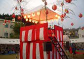 盆踊り会場設営(大)