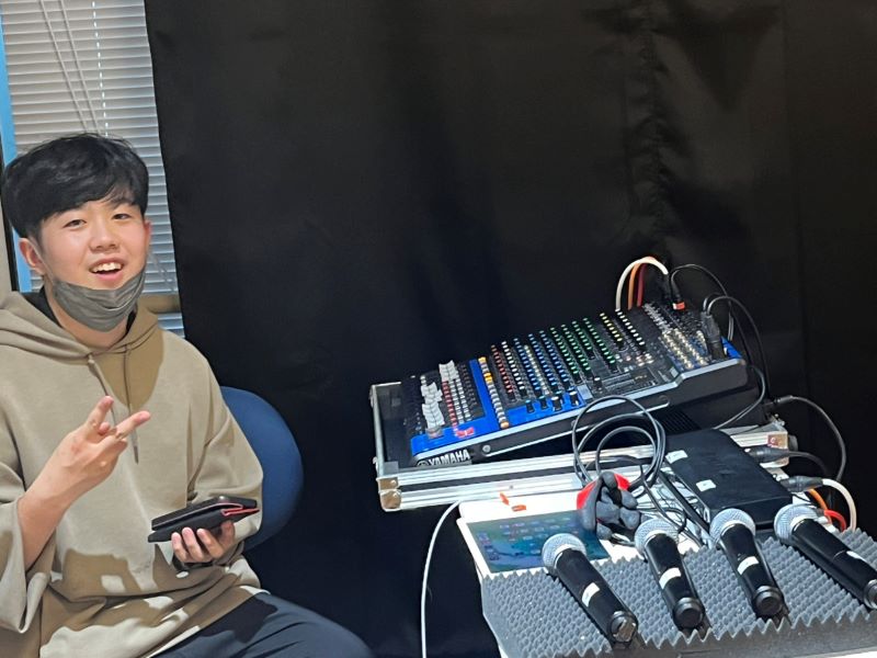 音響オペに入る千光士