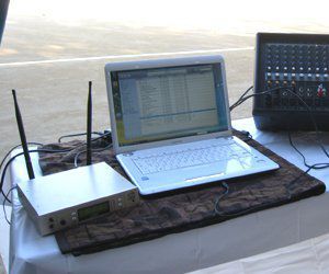 ワイヤレスマイク チューナー受信機セット 使用イメージ