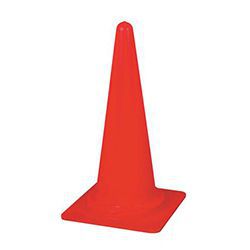 カラーコーン(青・赤)・バー設置風景