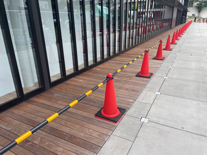 カラーコーン の使用例