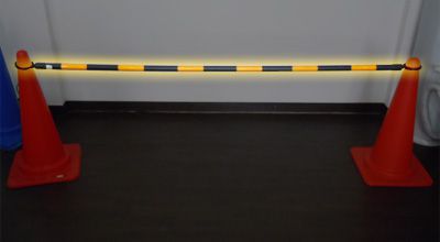 カラーコーンバー 黄/黒