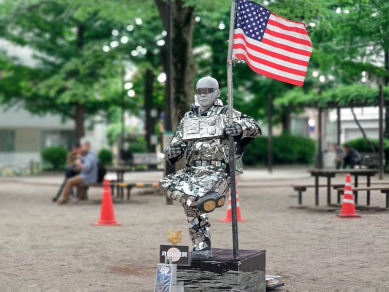 ショッピングモールでのパフォーマンス