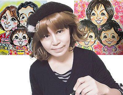 五十嵐ひとみの似顔絵師