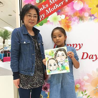 ご本人と似顔絵2