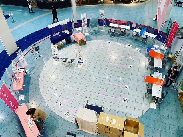 会場設営 現場3