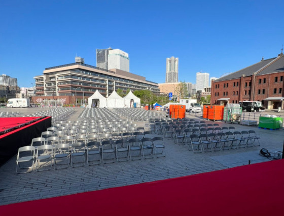 設営現場の紹介