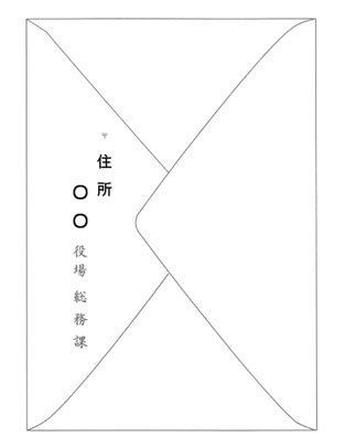 招待状封筒