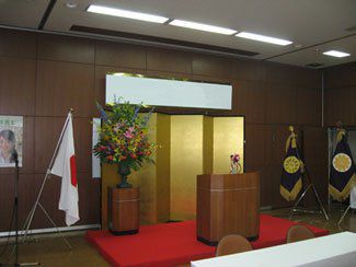 式典花 式典会場会場