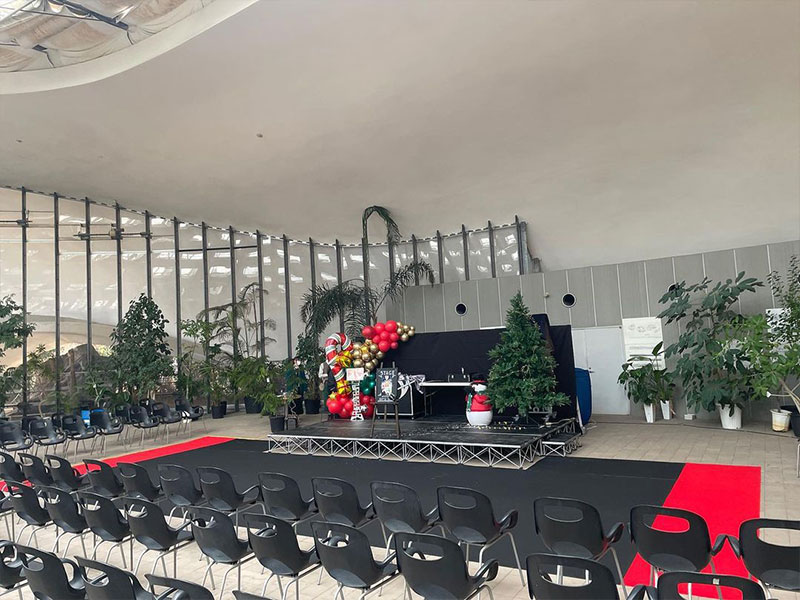 簡単ステージ 現場写真