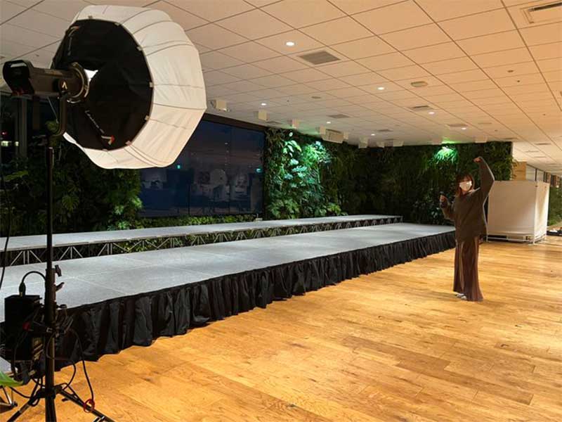 簡単ステージ 現場写真