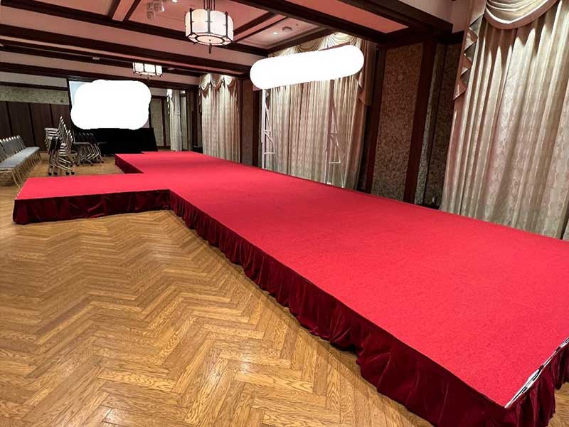 簡単ステージ 現場写真