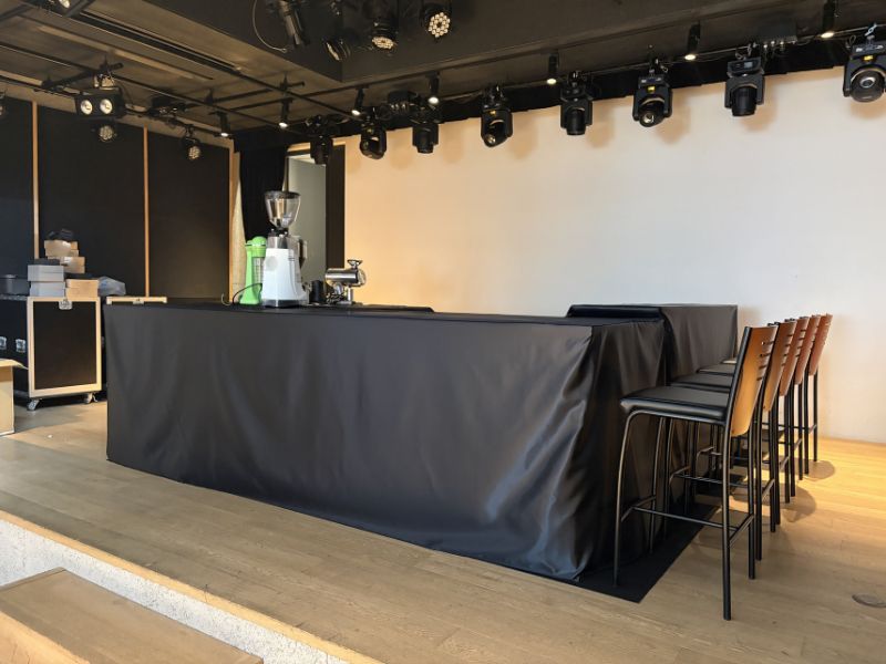 コーヒーイベント 会場設営