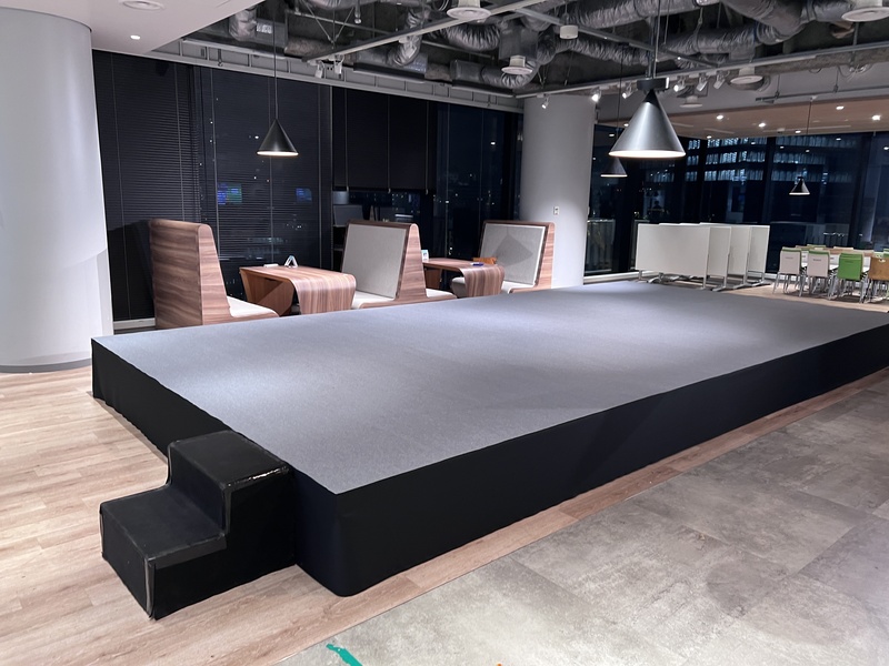 H450mmステージの使用例