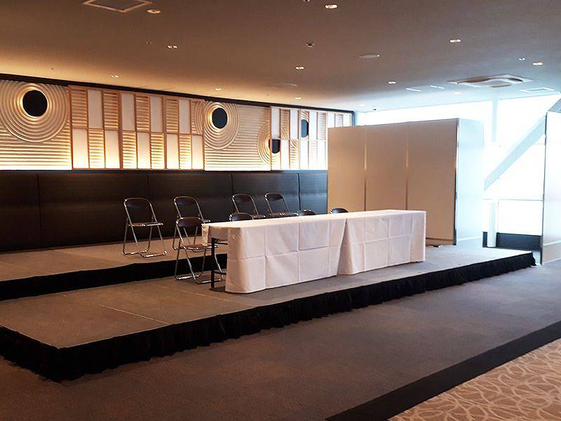 簡単ステージの使用風景