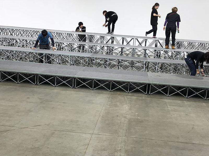 簡単ステージ 使用風景