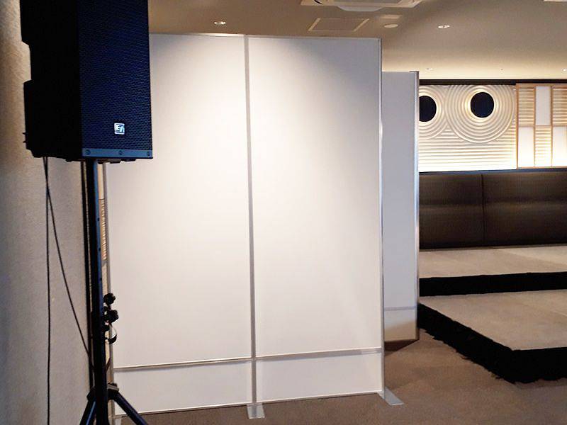 簡単ステージ 現場写真