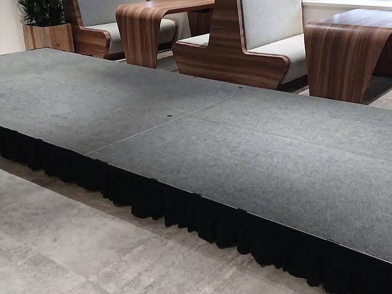 簡単ステージ 現場の様子