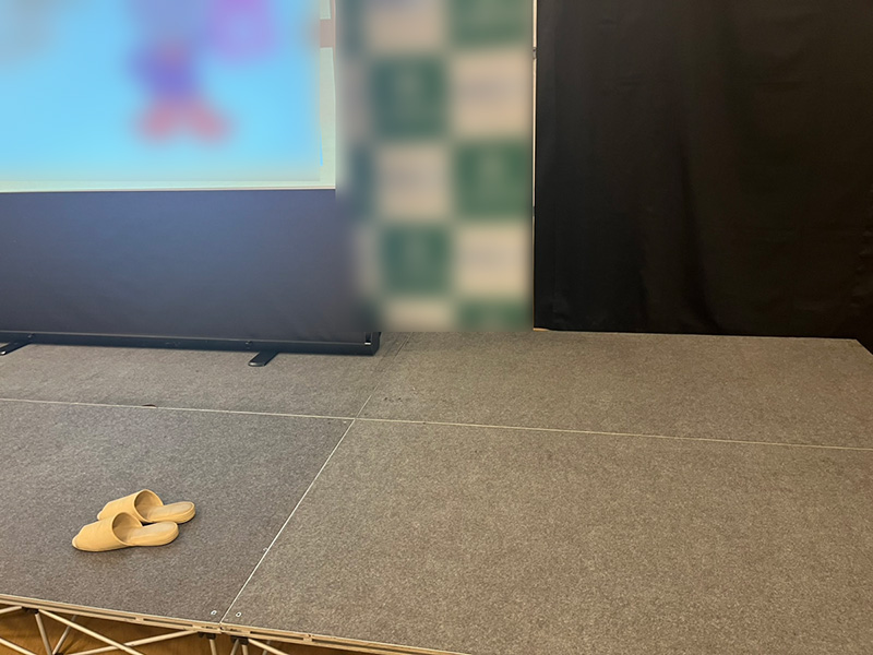 ファミリーイベントで簡単ステージの使用例