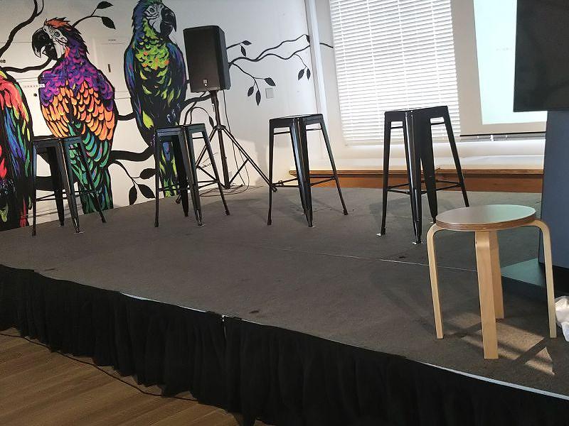 簡単ステージ 現場写真