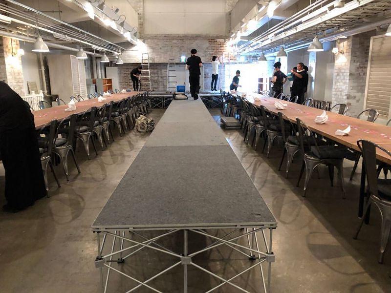 簡単ステージ(H500) 使用風景