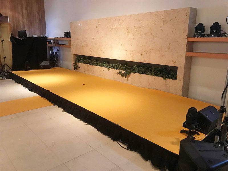 簡単ステージ 使用風景