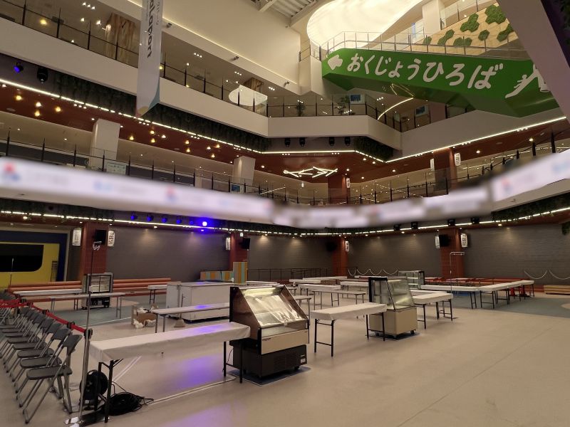 トンネルサッカーボール 設営イメージ