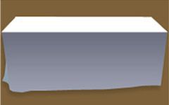 足元を隠すテーブルクロスの設置パターン