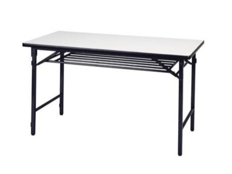 会議用ホワイトテーブル(棚付き) W1200×600 レンタル
