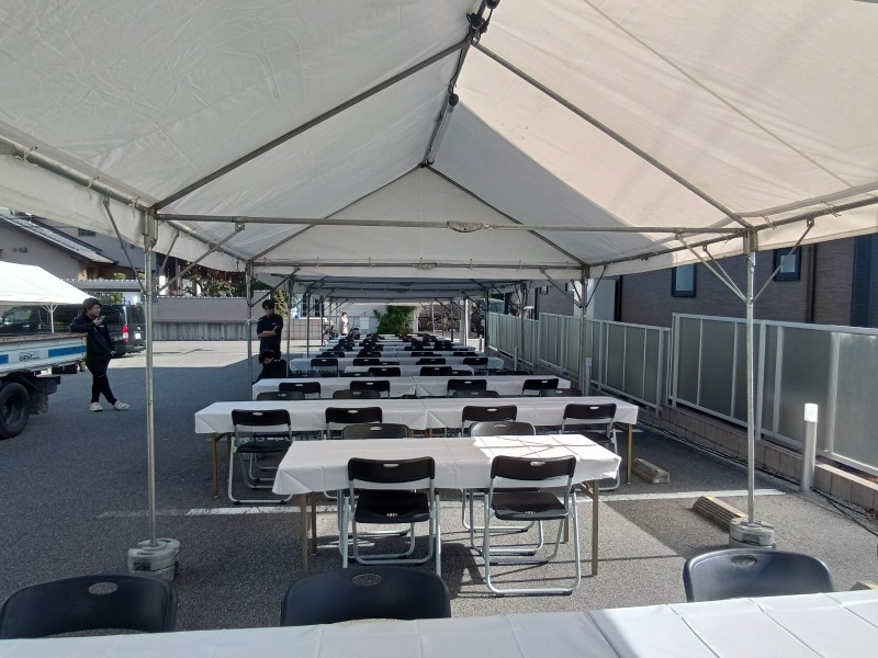 飲食イベント会場の様子