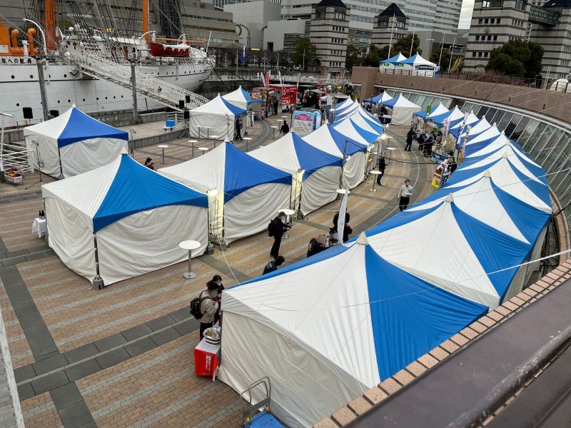 酒フェス 設営