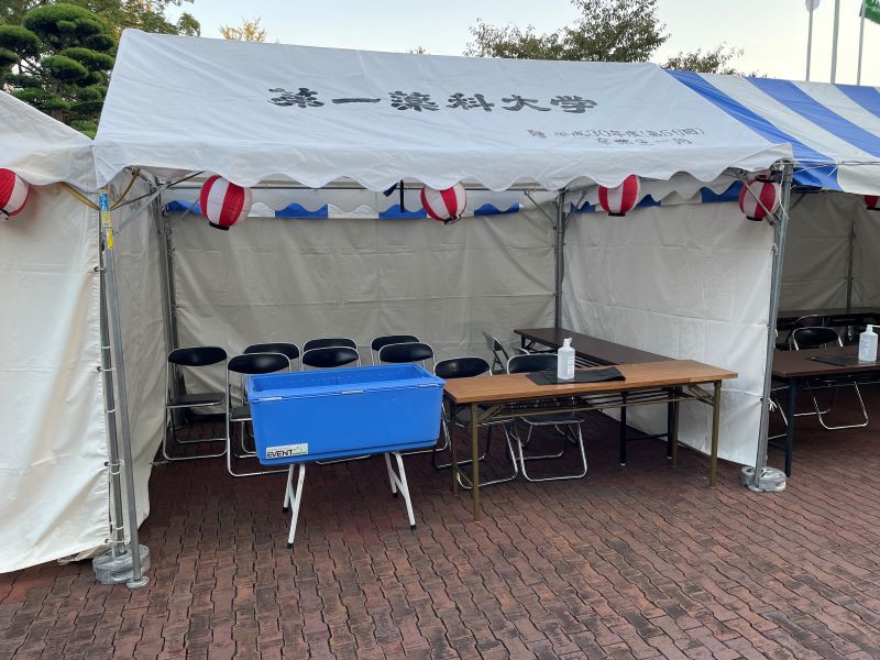 3坪テントの使用例