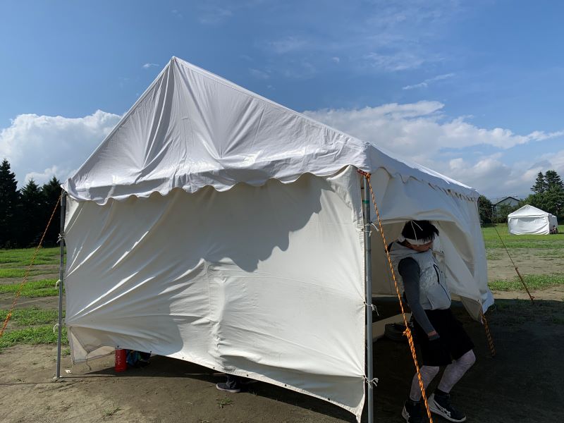 6坪テントの使用例