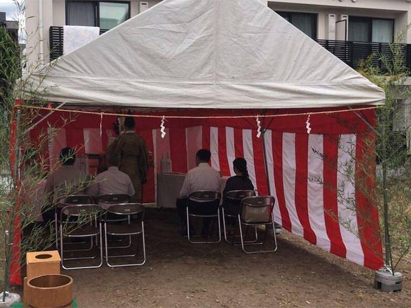 6坪テント他 使用風景