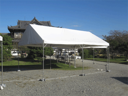 7間テント横幕 レンタル