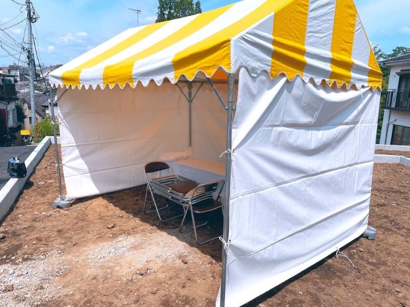 5間横幕 3坪コの字