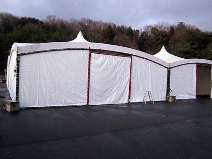 10m大型テント外観