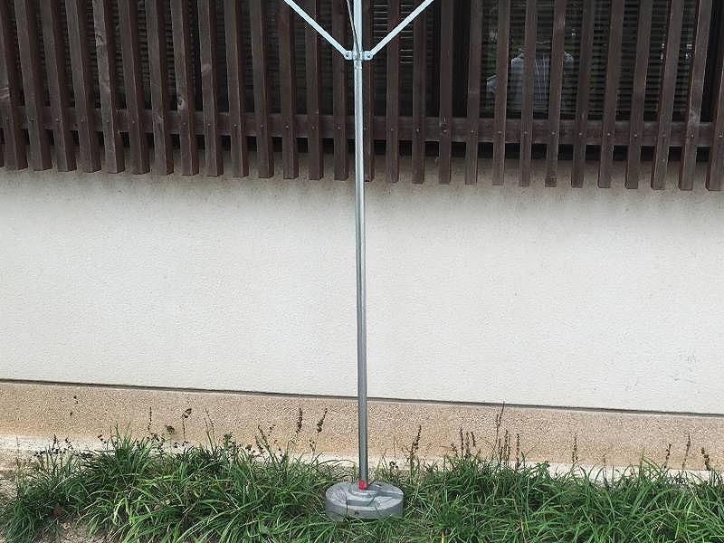 透明テント 現場風景